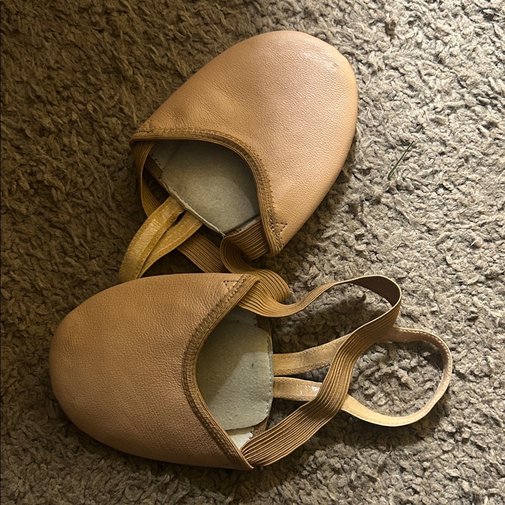 Bloch Beige Leather Ballet Flats